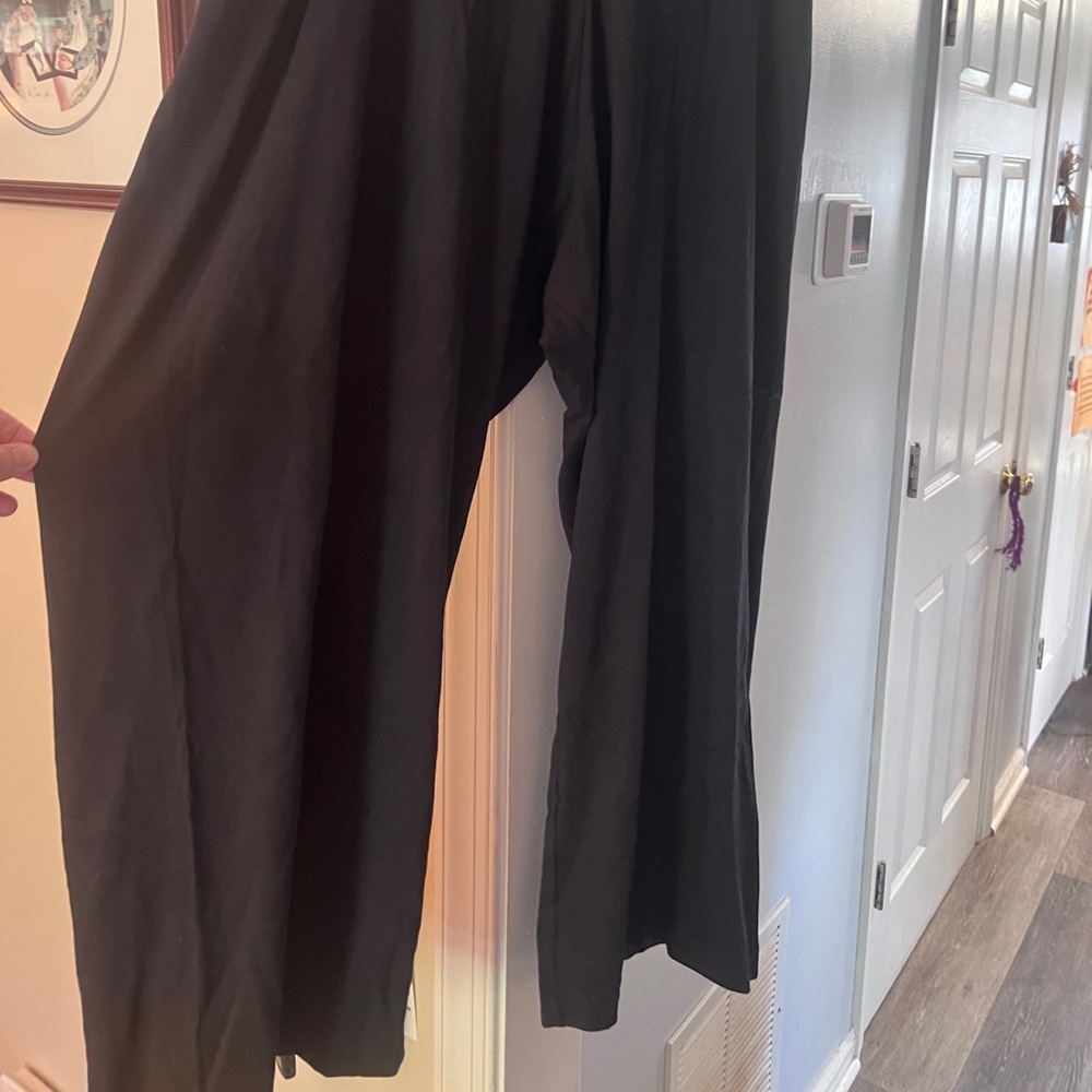 Old Navy Black, Knit, Wide-leg, Cropped pants. Women’s Plus Size 3X NWT - Picture 5 of 5